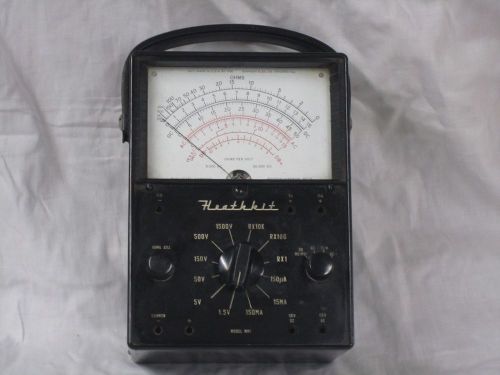 Vintage HEATHKIT Model MM1 VOM Volt OHM Multi-METER -With Leads Vintage HEATHKIT