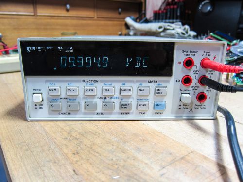 HP Agilent 34401a 6.5 digit multimeter