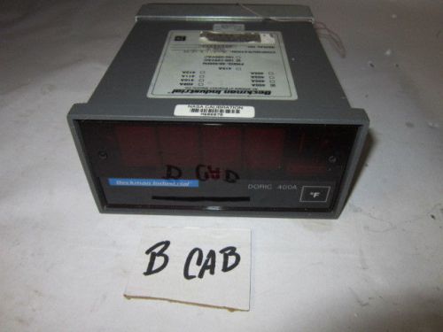 BECKMAN DORIC 400A temperature indicator METER 100-125VAC