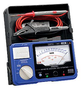 Hioki IR401820 Analog Megohm Meter HiTester 2000 M-Ohms