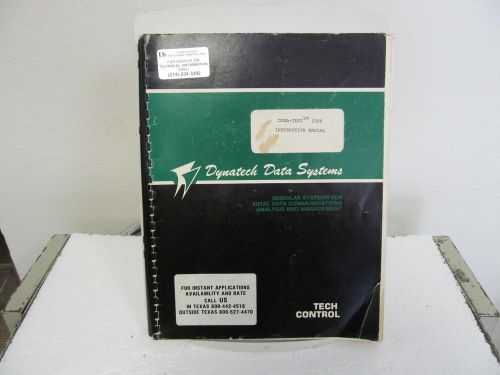 Dynatech Dyna-Test 2000 Data Line Monitor/Simulator Instruction Manual ..Rev. F