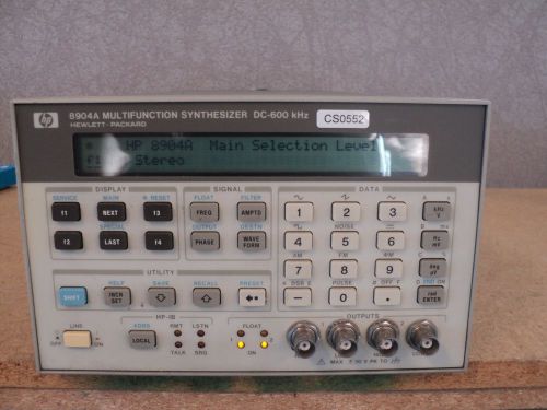 HEWLETT PACKARD 8904A MULTIFUNCTION SYNTHESIZER