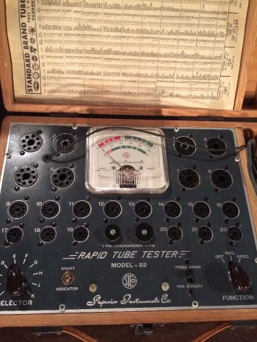 Sico Model 82 Tube Tester Superior Instrument Company