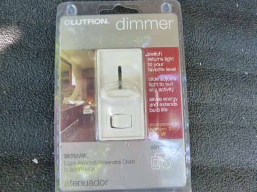 Lutron electronics skylark s-600ph-la skylark 600w 1p dimmer light switch for sale