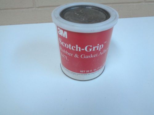 3m scotch-grip dark brown rubber &amp; gasket adhesive - 1 quart - nos - free ship for sale