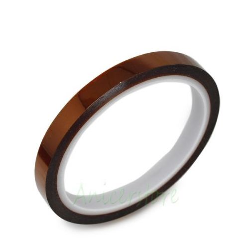 20pcs Wholesale 10mm x 33m(100ft) High Temperature Heat Resistant Kapton Tape