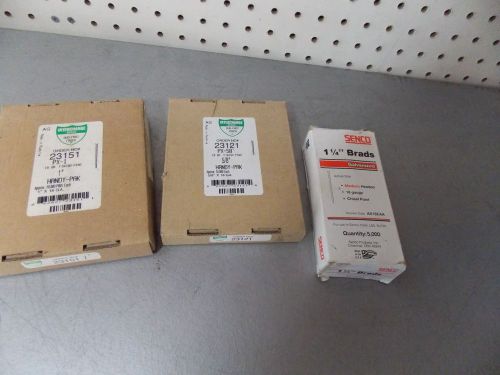 SENCO AX15EAA 1-1/4&#034;, 18 Gauge Brad Nail 3 Boxes  5/8   1   1 1/4 25000 Brads