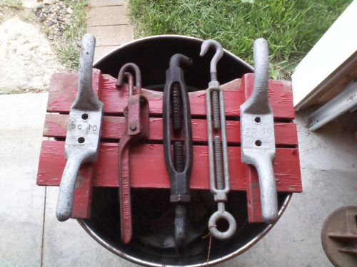 VINTAGE TURNBUCKLES TOOL FENCE TIGHTNER TIE DOWNS CHAIN TIGHTENER STEAMPUNK