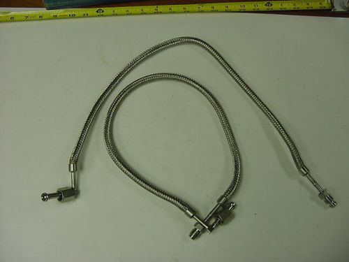 Lot of 2 Swagelok Stainless Steel Flexible Hose, 1/4&#034; VCR, 27&#034; Long