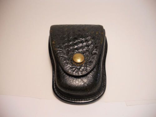 Vintage George F. Cake Leather Police Handcuff Holder