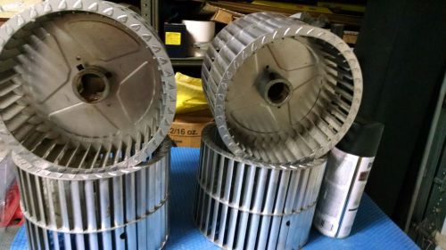 Lot of (4) Blower Wheel Squirrel Cage 8&#034; x 5.75 &#034;w x1.25&#034;&#039; bore  CG10819