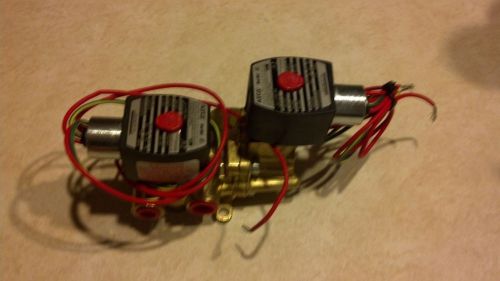 Asco Red-Hat II Solenoid Valve EF8344G044 1/4&#034; 120 Volt 4 Way