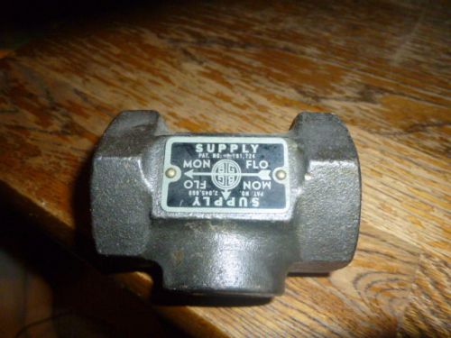 BELL &amp; GOSSETT HYDRONIC HOT WATER HEATING FITTING MONO FLOW CAST IRON  1- X 1/2