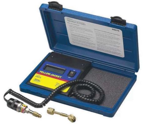 YELLOW JACKET,69075, Vacuum Gauge.LCD,Inc Sensor,1/4&#034;Connect, 1-760,000 Microns