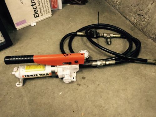 SPX Power Team P23 Hand Pump 1 Speed 3000 Psi High Pressure Portapower