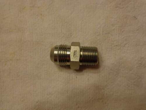 1/2&#034; Male JIC 37° x 3/8&#034; Male NPT Steel Straight Connector