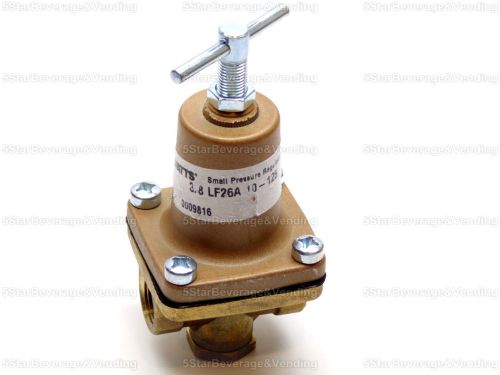 NEW WATTS LF26A, 3/8&#034;, 10-125 PSI, BRASS WATER PRESSURE REGULATOR, DP#0103200