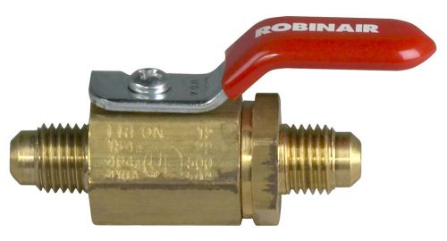 Robinair 40464 Straight Shut-Off Valve 1/4&#034; MFL X 1/4&#034; MFL