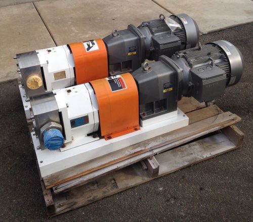 2 - 3&#034; Roper Rotary Lobe Pumps