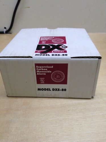 DXS BY LINEAR SUPERVISED CARBON MONOXIDE ALARM DXS-80