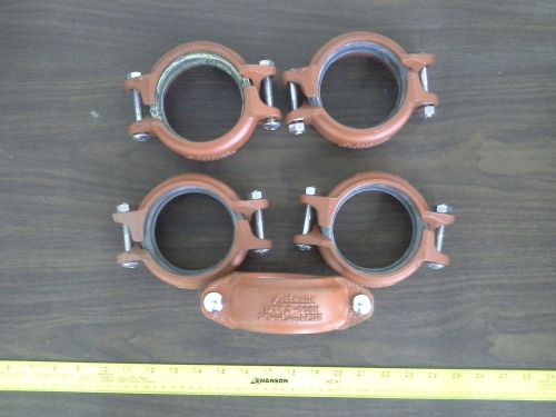 VICTAULIC 3&#034; FIRELOCK EZ COUPLING 3/88,9-009H LOT OF 5