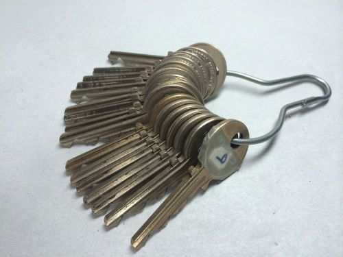 Medeco Cut Keys - 16 Cut keys - Commercial Level 1 - keyed alike