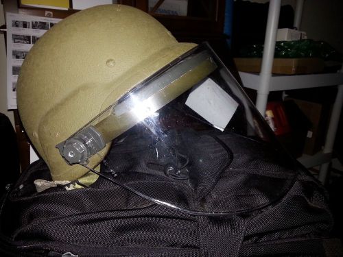 Riot police - face shield - universal fit-military surplus-new for sale