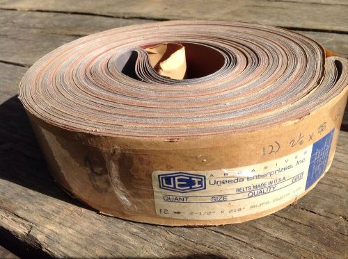 Uneeda 2 1/2&#034; x 218&#034; sanding belts