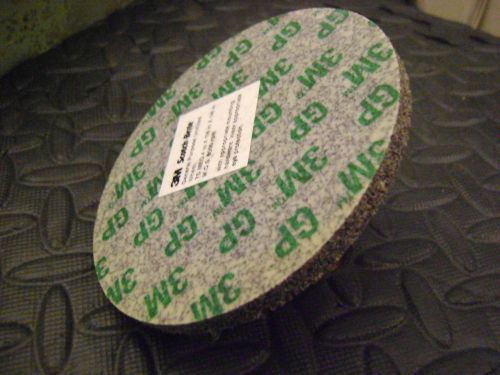 Polish/Debur Wheel 4&#034; x 1/4&#034; x 1/4&#034;, 3M 7S Medium General Purpose Unitized