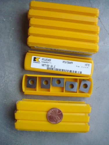 50pcs new  kennametal xpcw253a5r,grade k8735,carbide inserts. for sale