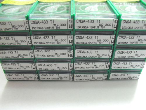 (200pcs) Greenleaf CNGA-433 T1 WG-300 Ceramic Insert