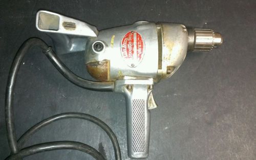 VINTAGE Van dorn 1/2 H.P. standard power drill  works good