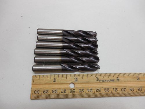 DRILL BITS LETTER U .3680 HENTEL 135D COB 3-1/4&#034; OAL QTY-6 SCREW MACHINE DRILL