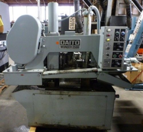 DAITO AUTOMATIC FEED HORIZONTAL BAND SAW 10&#034; x 10&#034; 5 HP (25913)