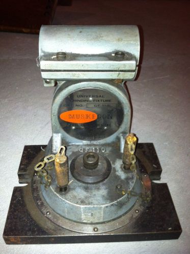 Muskegon Tool Cat No. GF-110 Universe Grinding Fixture