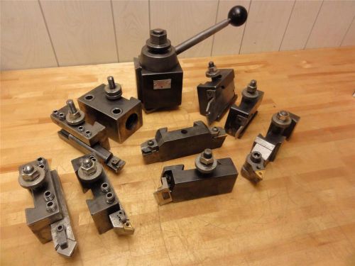 Genuine aloris ca tool post &amp; holders lathe swing 14&#034;-20&#034; ca 2 7 8 16 22 41 71 for sale