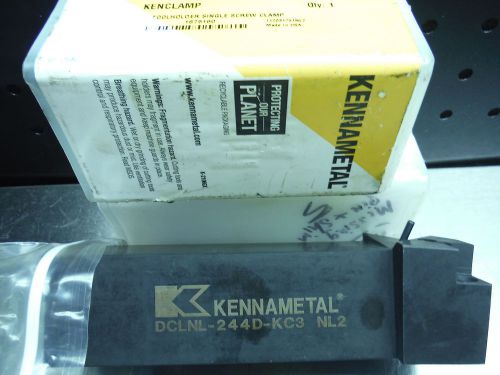 KENNAMETAL LATHE TOOL HOLDER DCLNL 244DKC3 (LOC1137B) TS5