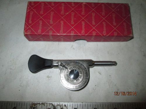 MACHINIST TOOLS LATHE MILL Starrett Speed Indicator Gage Gauge in Box