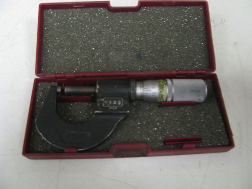 0-1&#034;/.0001&#034; T216-XFL-1 Digimatic Micrometer in case - EH18