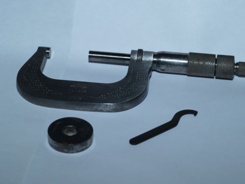 LUFKIN No. 1642 Micrometer 1-2&#034; Range 0.001&#034;