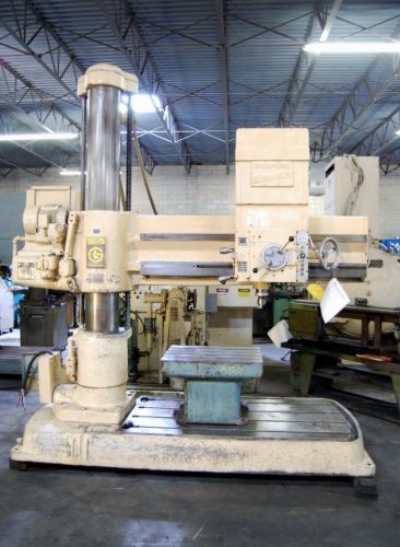 5&#039; X 11&#034; GIDDINGS &amp; LEWIS RADIAL DRILL