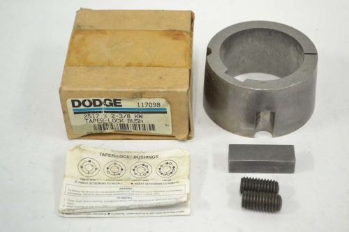 New dodge 117098 2517 taper 2-3/8 in 3-1/8 in 1-3/4 in bushing b362049 for sale