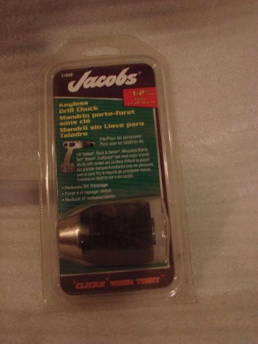 1/2&#034; cap Jacobs keyless drill chuck