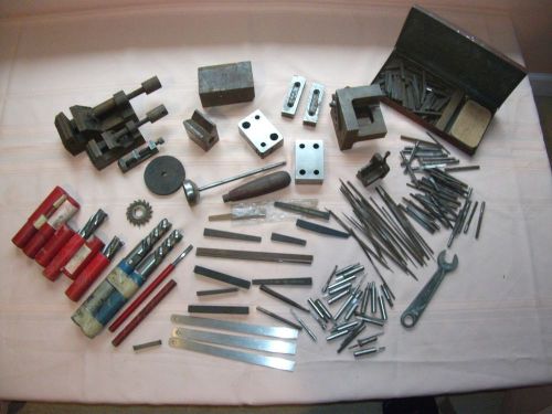 Lot of machinist tools, tool &amp; die, toolmaker tools, vices, files, lathe, blocks for sale