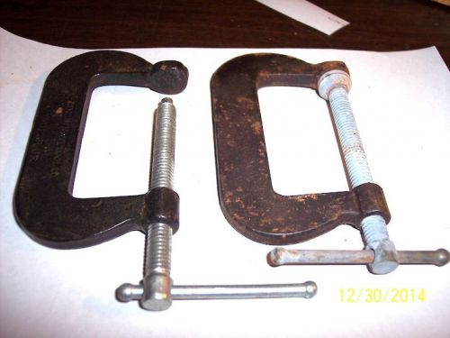 PAIR Cincinnati Tool Co No. 54 Super Jr C ClampS Machinist Tool USA