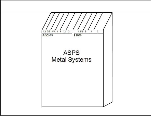 Start You Own Metal Business, 11 sizes, 88pcs, Aluminum Angles and Flats