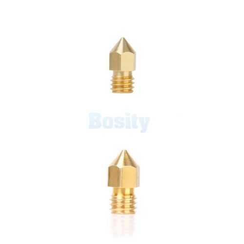 0.2mm+0.4mm Copper Extruder Nozzle Print Head for Makerbot MK8 RepRap 3D Printer