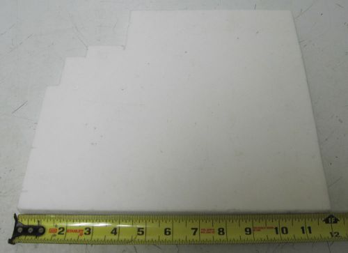 Virgin white teflon ptfe  plate / block 5/8&#034; x 12&#034; x 11.5&#034; irregular cut sheet for sale