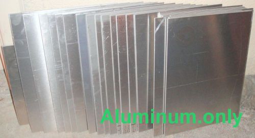 4 PIECES ALUMINUM SHEET PLATE .090 3/32&#034; 12x9 3/32 .094 Thick &gt;.,