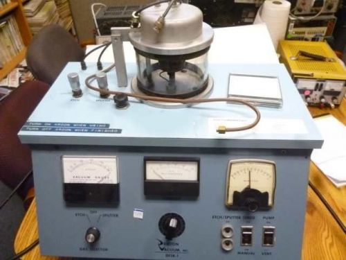 Denton sputtering coating system desk 1 gold/graphite thin film deposition (l172 for sale